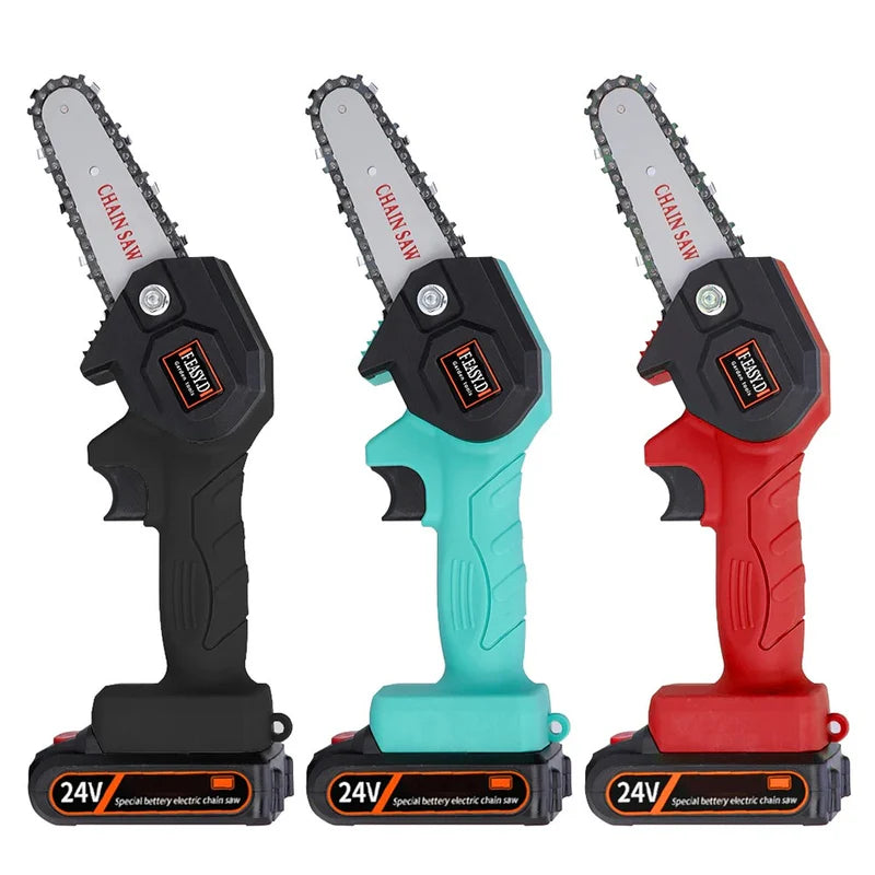 Mini Motosierra de Mano PowerTap Inalámbrica Recargable